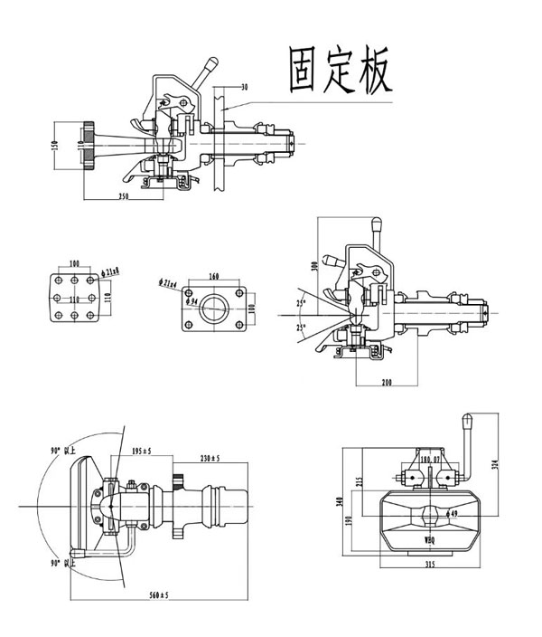 30T-50T-100T-后牵引钩 - 副本