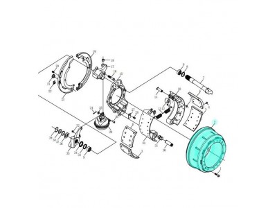 HD90009440801,Brake drum,济南向前汽车配件有限公司