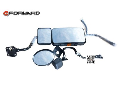 DZ13241770040,Rearview mirror assembly,济南向前汽车配件有限公司