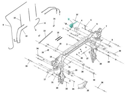 DZ15221440236,New height valve - Left rear - double port,济南向前汽车配件有限公司