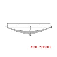 GAZ钢板弹簧平衡悬架 4301-2912012