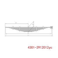 钢板弹簧总成 4301-2912012ус
