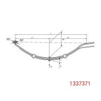 汽车底盘减震配件钢板弹簧支架 1337371