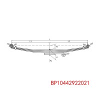 进出口外贸汽车钢板弹簧供应 BP10442922021