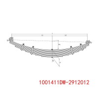 钢板弹簧 1001411DW-2912012