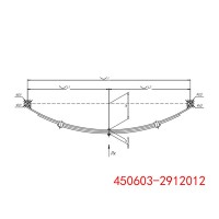 450603-2912012 拖車鋼板彈簧