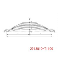2913010-T1100 鋼板彈簧懸架