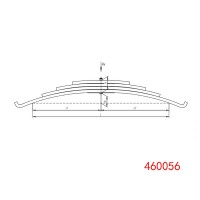 汽车钢板弹簧平衡悬架供应商 460056