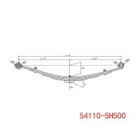 钢板弹簧总成 54110-5H500