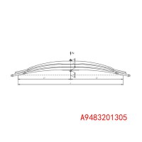 变截面汽车钢板弹簧悬架 A9483201305