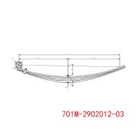 701M-2902012-03 拖拉機前鋼板彈簧