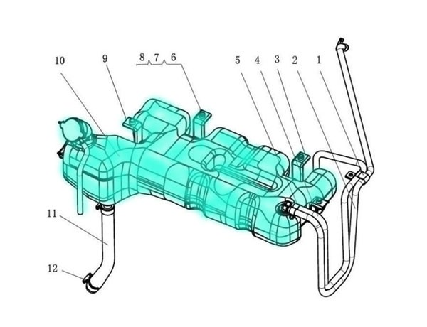 DZ96259533001,Expansion box assembly,济南向前汽车配件有限公司