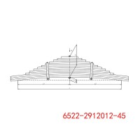 卡玛斯汽车板簧底盘悬挂叶片弹簧 6522-2912012-45