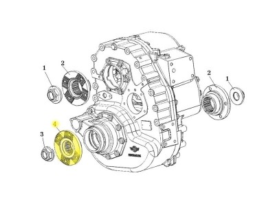 NZ9118250337E,Front output flange,济南向前汽车配件有限公司