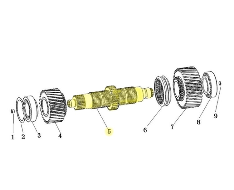 L903020100,Input Shaft,济南向前汽车配件有限公司