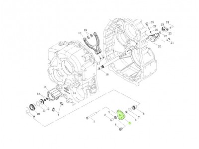 L9130101A0,Shift cylinder end cap,济南向前汽车配件有限公司