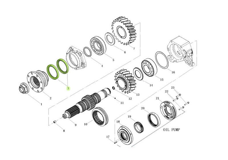 FB8510512  FDR8510512,Framework oil seal,济南向前汽车配件有限公司