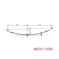 后钢板弹簧总成 48210-13350