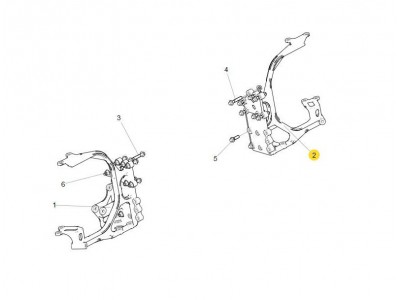 752W42993-0108   保险杠右组合支架,Bumper right combination bracket,济南向前汽车配件有限公司