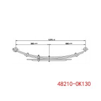 48210-0K130 丰田钢板弹簧总成