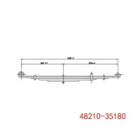 48210-35180 丰田 钢板弹簧悬架