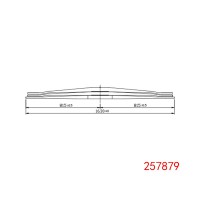 257879 沃爾沃 后鋼板彈簧總成
