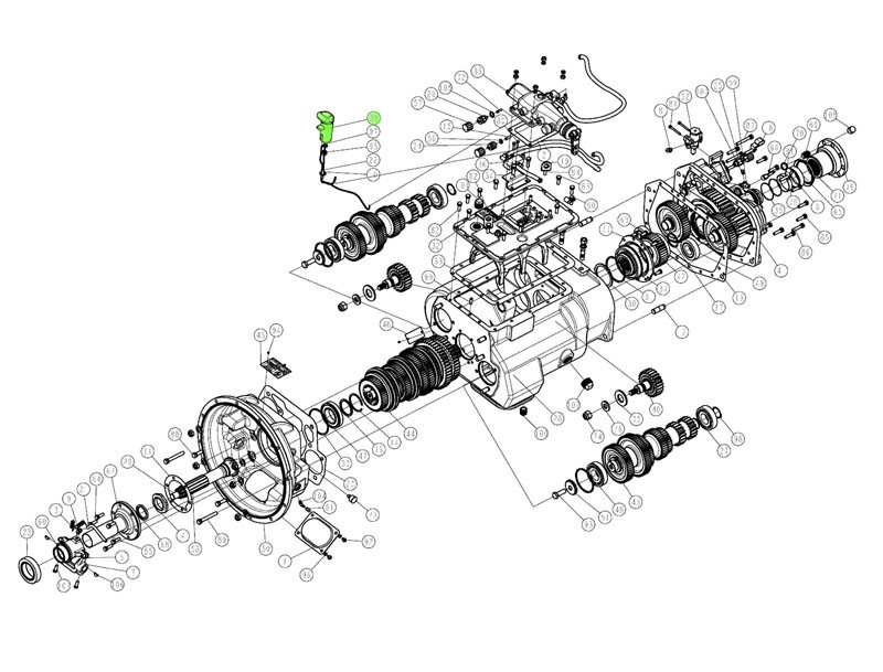 10JSD160-1708010-49 预选阀,Preselector valve,济南向前汽车配件有限公司