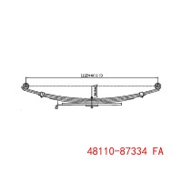 48110-87334 FA 鋼板彈簧總成