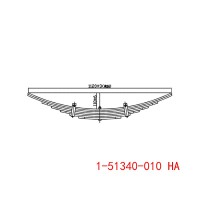 1-51340-010 HA  ISUZU 钢板弹簧