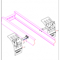 ODT004828096 Dashboard mounting assembly