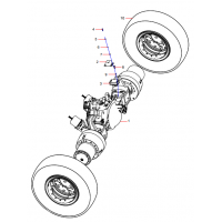 ODT005030004 Rear axle installation assembly