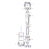 131300000031A Oil Pump Transmission Shaft Assy