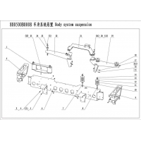 880500B0008 車身系統(tǒng)懸置 The Cab Suspention And Sent