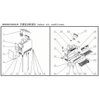 FYK22A-010 室內(nèi)機(jī)總成 Indoor machine assembly