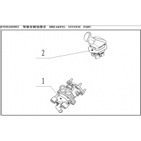 35140130260 腳制動(dòng)閥 Foot brake valve