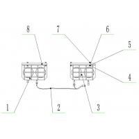 870370D0003 雙制動燈 Double Rearlights Electrical Appliances