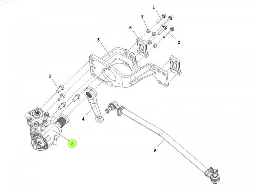 SZ943000772  转向器,Steering engine,济南向前汽车配件有限公司