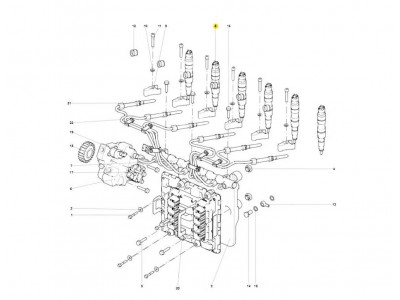 082V10100-6820   喷油器,Oil injector,济南向前汽车配件有限公司