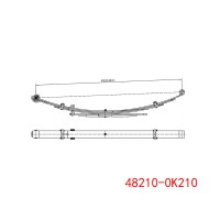 48210-0K210 482100K210 豐田鋼板彈簧總成