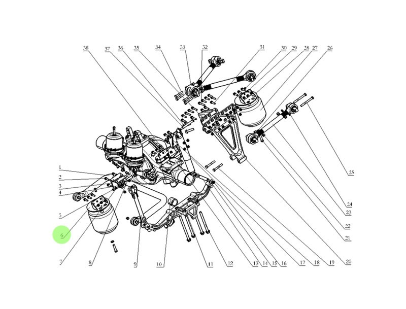 DZ97259520611  气囊支架总成,Airbag support assy,济南向前汽车配件有限公司