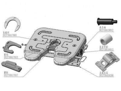 DS2730A17601  易损环,Vulnerable ring for saddle,济南向前汽车配件有限公司