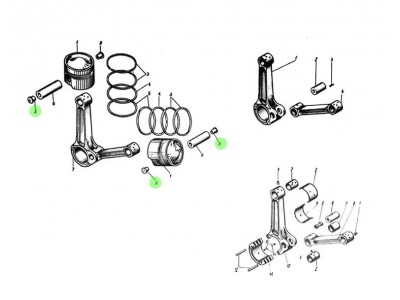 4.04.111A  活塞销盖,Piston pin cover,济南向前汽车配件有限公司