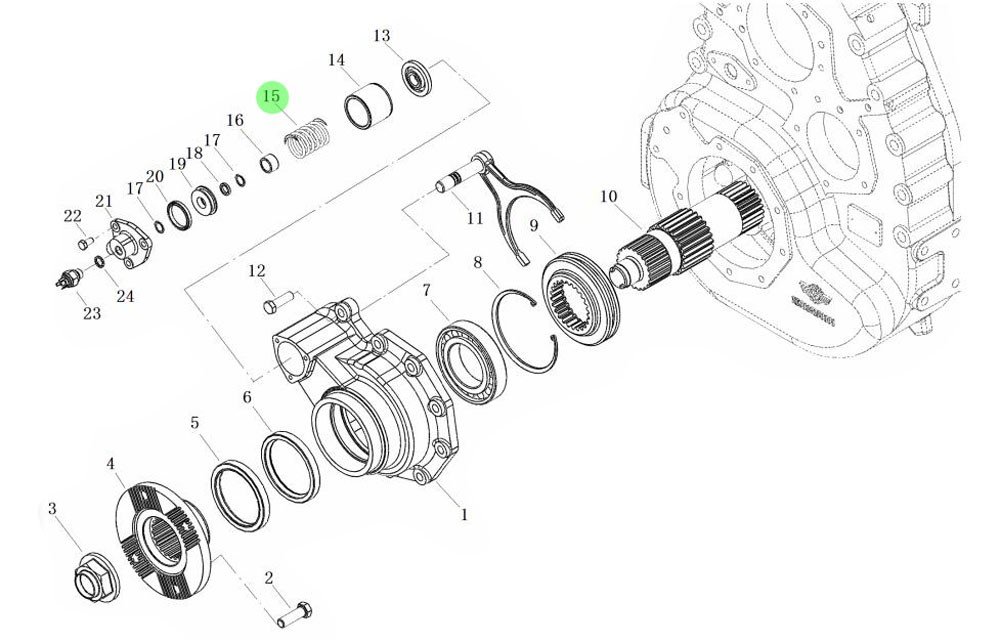 2913700300  气缸弹簧,Cylinder spring,济南向前汽车配件有限公司