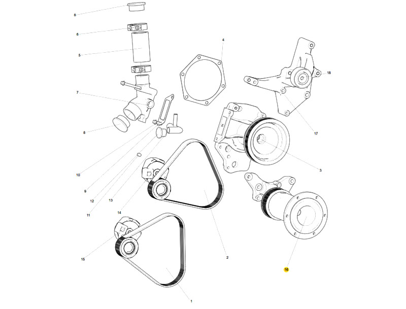 VG1062060131A  风扇托架总成,Fan bracket assembly,济南向前汽车配件有限公司