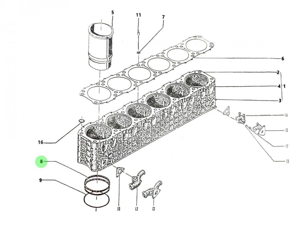 303.11A  气缸套胶圈,Cylinder sleeve rubber ring,济南向前汽车配件有限公司