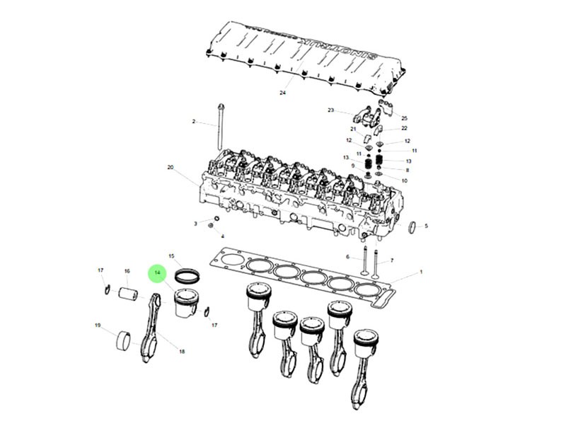 202V02511-0713  钢活塞,Steel piston,济南向前汽车配件有限公司