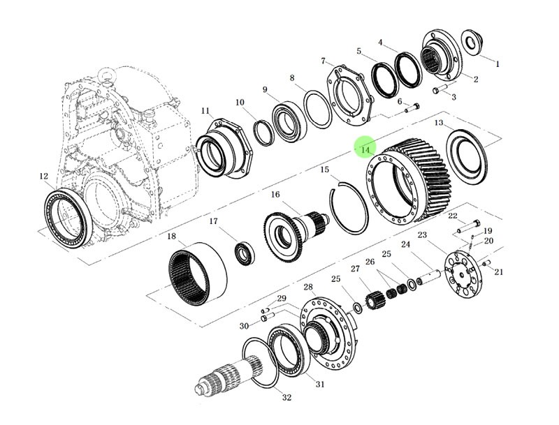 3086000770 从动轮,Engaged wheel,济南向前汽车配件有限公司