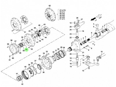 81.90711.0890 太阳轮垫片,Sun wheel gasket,济南向前汽车配件有限公司