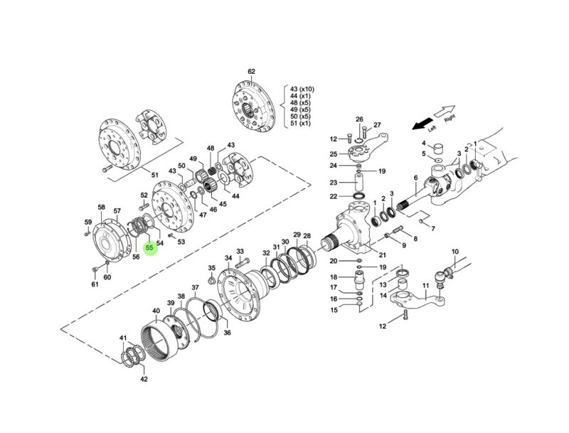 81.90711.0538  调整垫片（按需）,Adjusting gasket (on demand),济南向前汽车配件有限公司