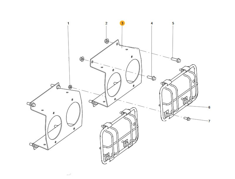 AZ979794000010 尾灯支架,Taillight bracket,济南向前汽车配件有限公司